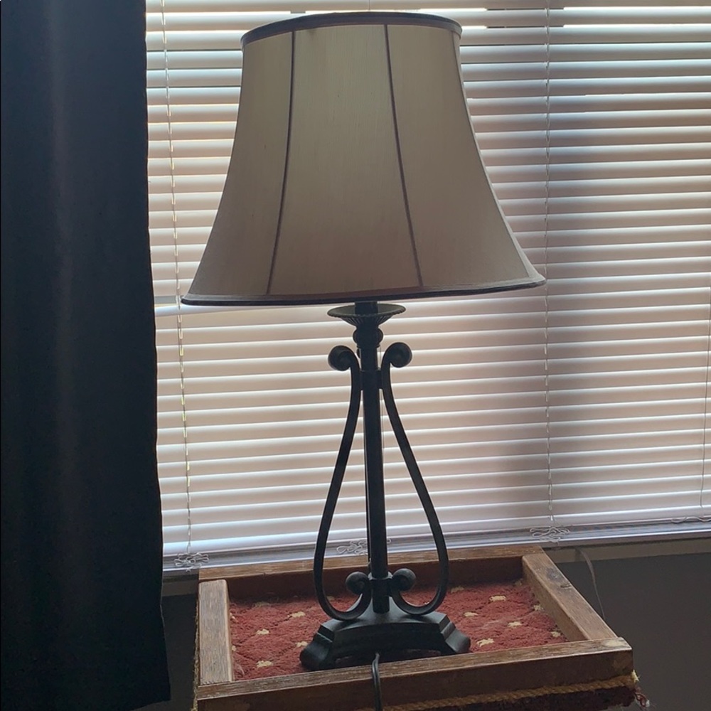 Dark brown lamp